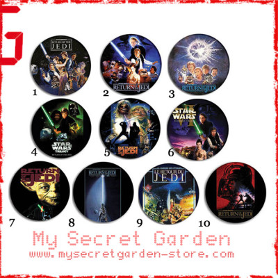 Star Wars - Return Of The Jxxx Pinback Button Badge Set ( or Hair Ties / 4.4 cm Badge / Magnet / Keychain Set )